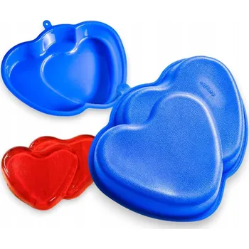 Nádoba na pečení Silikonová forma na pečení – Dvě srdce