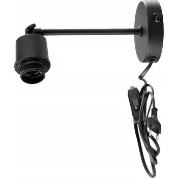 Nástěnné svítidlo Nástěnné svítidlo Moonlight bílé, černé patice E27 60 W