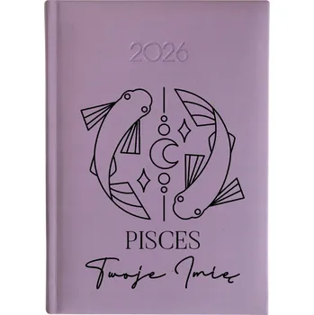 Kalendář Knižní kalendář 2026 A5 FunnyCase fialový