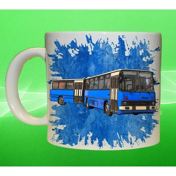 hrnek s autobusem IKARUS 280 modrý 550 ml (hrneček s autobusem )