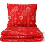 Bavlněné povlečení Vánoční Ozdoby