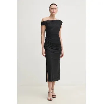 Dámské šaty Šaty Dkny černá barva, midi, DD5M1H45 99X, vel. 38