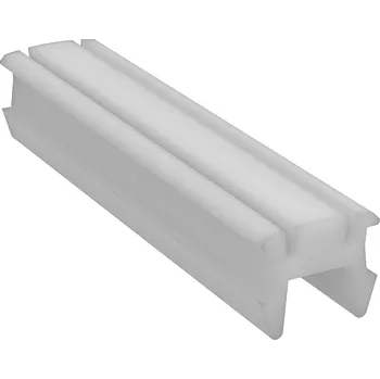 Stavební profil Alusic Záslepka drážky profilu z měkčeného PVC, AC 45-8, IM 40-8, oblá, šedá