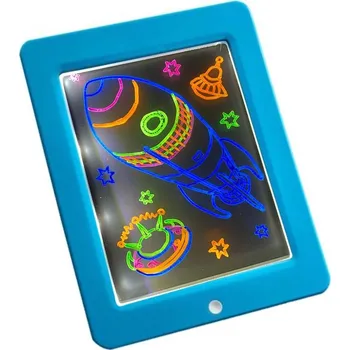 Magnetická kreslící tabulka Magická svítící tabule, více typů - +3D brýle - vesmír