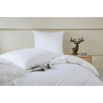 Povlečení Sada povlečení z damaškového damašek 160x200 bílá