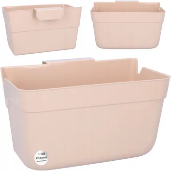 Úložný box Závěsný organizér koš na dveře skříňky nádoba do kuchyně na slupky a příslušenství