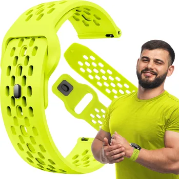 Pouzdro na mobilní telefon Řemínek ChronSmarta pro Xiaomi 20mm, žlutý