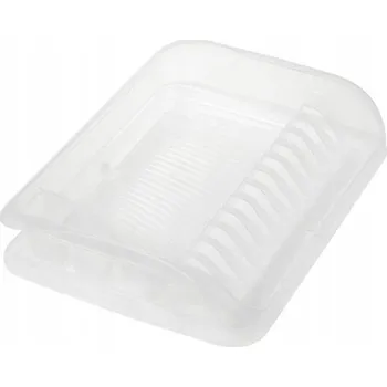 Organizace kuchyně Odkapávač na nádobí 39,5 x 29,5 x 8 cm PIERRE transparentní KEEEPER