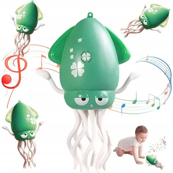 INTERAKTIVNÍ TANČÍCÍ HRAČKA HUDEBNÍ LED SVÍTÍCÍ CHOBOTNICE PRO DĚTI