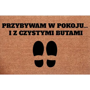 Kokosová rohožka, hotová, 39 x 59 cm