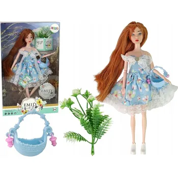 Panenka Panenka Emily Jarní Zrzavé Vlasy s Květinami