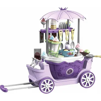 Dřevěná hračka Dětská zmrzlinová dodávka 4 v 1