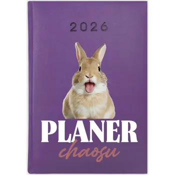 Diář Knižní kalendář 2026 A5 FunnyCase vícebarevný