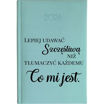 Kalendář Knižkový kalendář 2026 A5 FunnyCase modrý