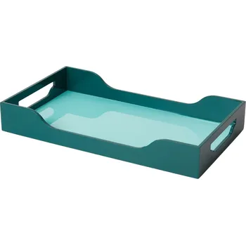 Dekorativní podnos SWELL 36 cm, tyrkysová, plast, Printworks