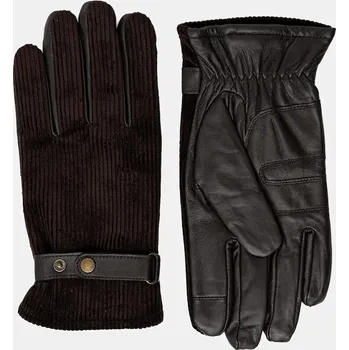 Rukavice Kožené rukavice Barbour pánské, hnědá barva, MGL0137 88A, vel. L