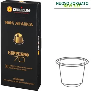 Káva Guglielmo Lespresso 100% 70 Gold 10 ks - kapsle