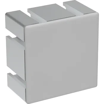 Stavební profil Alusic Záslepka profilu AC 40-8, 80x80, šedá