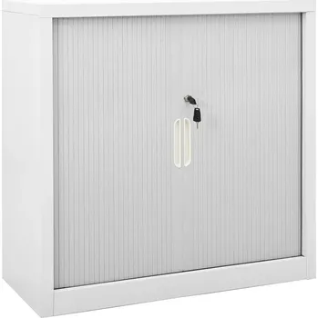 Šatní skříň Vidaxl Skříňka s posuvnými dveřmi, šedá, 90x40