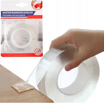 Lepicí páska SILNÁ NANO PÁSKA VODĚODOLNÁ OBOUSTRANNÁ 2m
