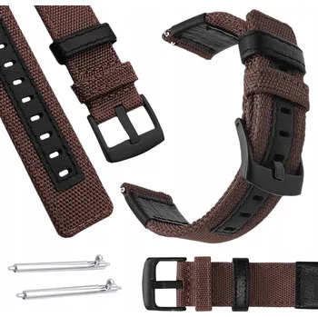 Řemínek na hodinky Řemínek ChronSmarta pro Garmin 20mm hnědý