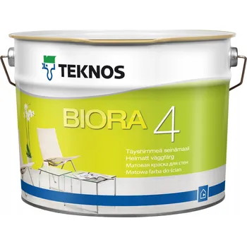 barva na zeď Akrylová Barva Teknos na betonu a stěny 9 l