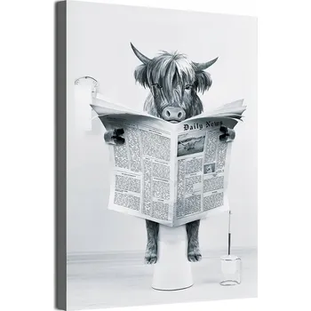 Obraz Plakát kráva bez rámu 30 x 40 cm