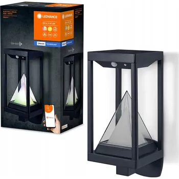 Venkovní osvětlení Venkovní nástěnné svítidlo Ledvance černé, integrovaný LED zdroj 6 W