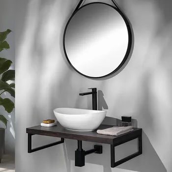 Koupelnový nábytek VEGA deska pod umyvadlo 62,5x45cm, dub černý