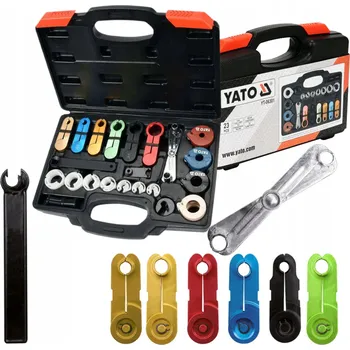 Vrták Sada pro odpojení palivového a klimatizačního potrubí 23 ks Yato