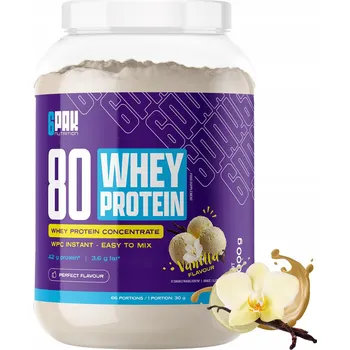 Protein Protein BALENÍ 6 KUSŮ Nutrition syrovátkový koncentrát WPC vanilka prášek 2000 g