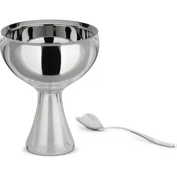 Sklenice Poháry Alessi Big Love bezbarvé, šedé 250 ml 1 ks