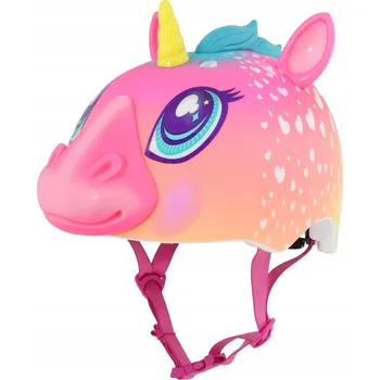 Cyklistická přilba Dětská cyklistická helma C-Preme Super Rainbow Corn Pink Vel. XS (48-52 cm)