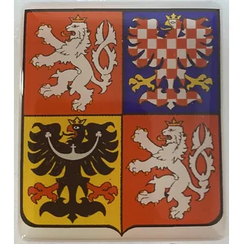 Samolepicí dekorace na vozidlo Samolepící znak ČR 3D