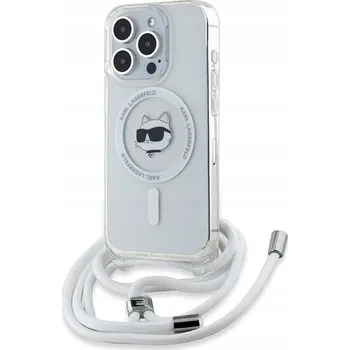 Pouzdro na mobilní telefon Zadní Kryt Karl Lagerfeld pro Apple iPhone 15 Pro, bílý