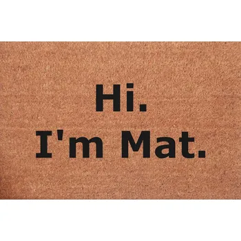 Rohožka Kokosová rohožka, hotová, 39 x 59 cm