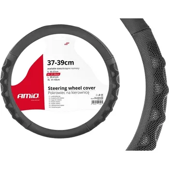 Potah na volant Potah volantu ergonomický UNI 37-39cm - černý