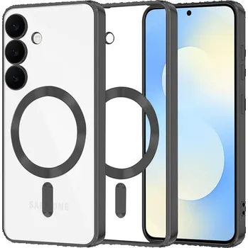 Techsuit Luxury Crystal MagSafe, Samsung Galaxy S25 FE, černý