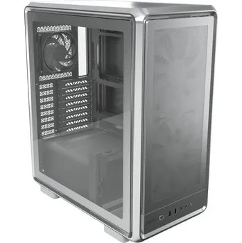 PC skříň Cooler Master case MasterFrame 500 Mesh Silver, Průhledná bočnice, ATX, 2x 200mm Fan, 1x 120mm Fan, Šedá