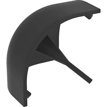 Stavební profil Alusic Kulatá krytka pro spojku 084.310.013, černá