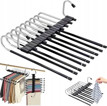 Věšák Stojací věšák nerezová ocel Bedee černý