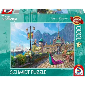 Ledové království – Disney prémiové puzzle 1000 dílků | Thomas Kinkade, Schmidt Spiele