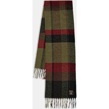 Šála Šála Barbour zelená barva, vzorovaná, USC0391 91X, vel. ONE SIZE