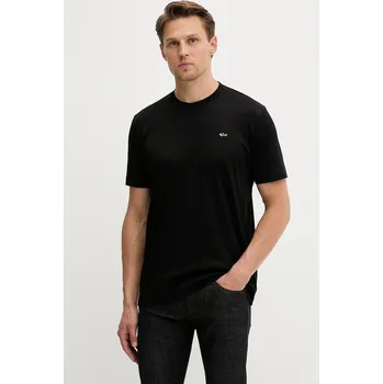 Pánské tričko Bavlněné tričko Paul&Shark Knitwear 15311610 černá 99X, vel. L