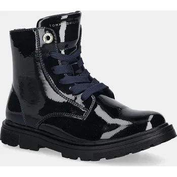 Dámské kozačky Dětské boty Tommy Hilfiger tmavomodrá barva, T1A5-34005 T1A5.34005.30.34 59M, EUR 32
