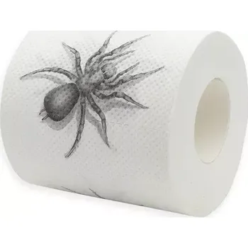 Toaletní papír Toaletní papír s motivem pavouka