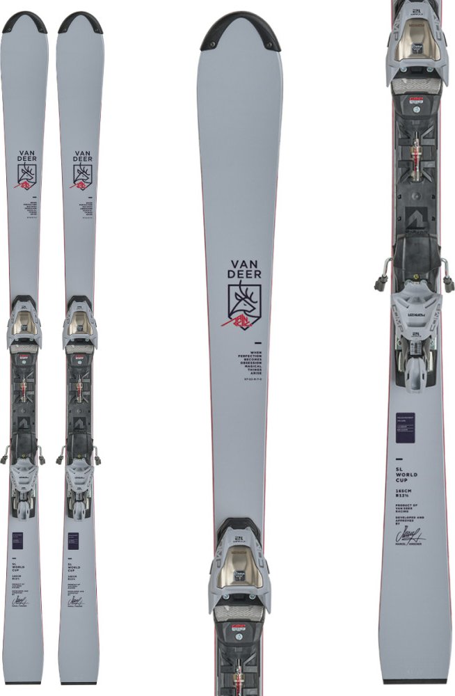 Sjezdové lyže Van Deer SL R12.5 + vázání Marker Comp 13 FDT GW grey 25/26 grey 165