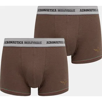 Boxerky Boxerky Aeronautica Militare 2-pack pánské, bílá barva, AM1UBX003 88X, vel. XL