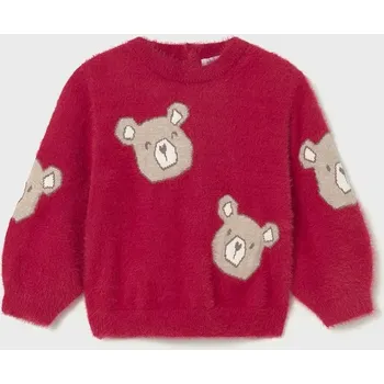 Dívčí svetr Dětský svetr Mayoral červená barva, 2356 2356.4H.Baby.9BYA 33X, vel. 68