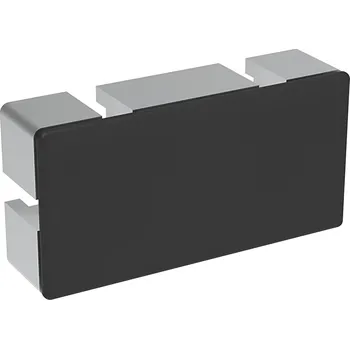 Stavební profil Alusic Záslepka profilu AC 45-8, 45x90, černá